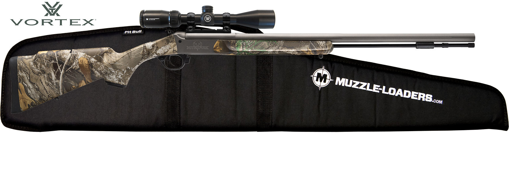 Traditions™ NitroFire VAPR Rifle Vortex™ Crossfire II Scope Combo - .50 Cal Realtree™ Edge & Cerakote - CR5-841104421VSC