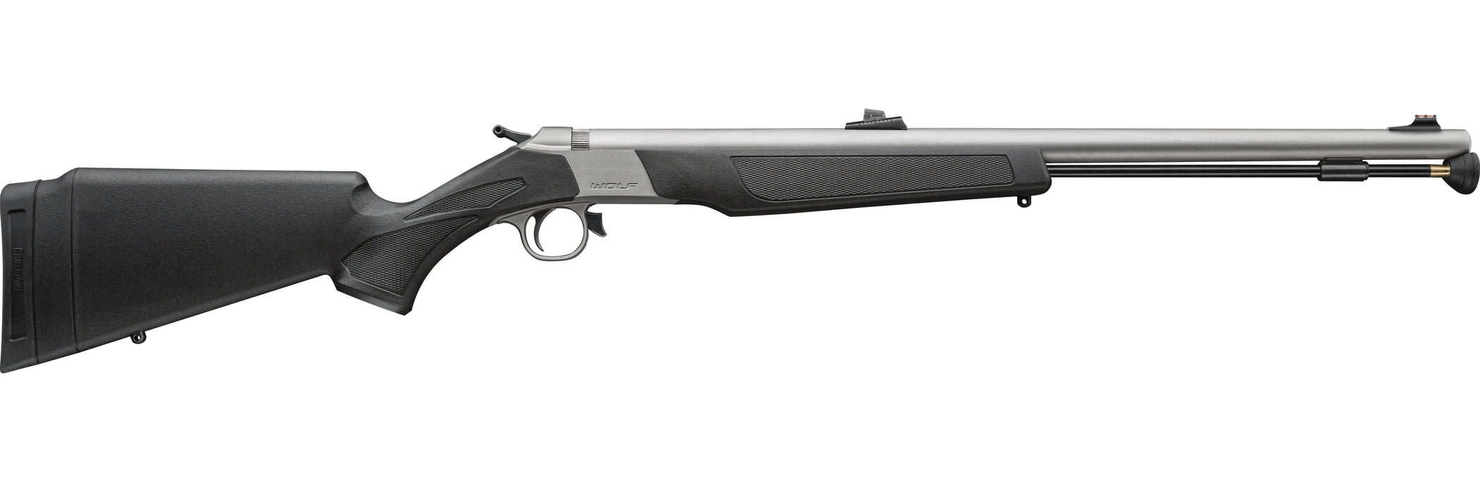 CVA Wolf™ V2 Muzzleloader - .50 Cal Black & Stainless - PR2117S