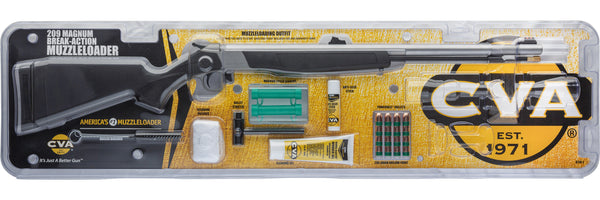 CVA Wolf™ V2 Muzzleloader Accessories Outfit - .50 Cal Black & Stainless - PR2117SVP CVA Wolf™ V2 Muzzleloader Accessories Outfit - .50 Cal Black & Stainless - PR2117SVP