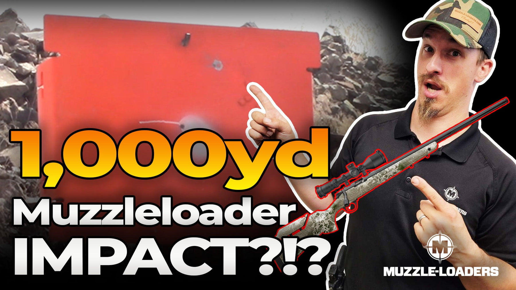 1,000 Yard Muzzleloader Shot?? | CVA Paramount HTR Muzzleloader