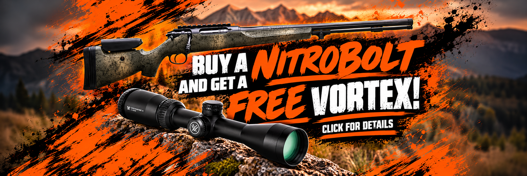 Buy a Traditions NitroBolt and Get a Free Vortex Scope