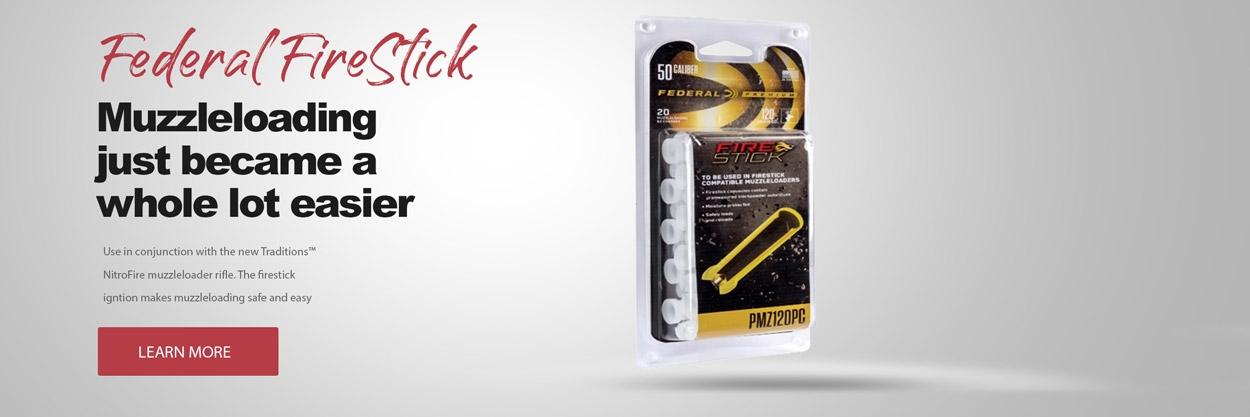 New Federal™ FireStick Muzzleloader Propellent
