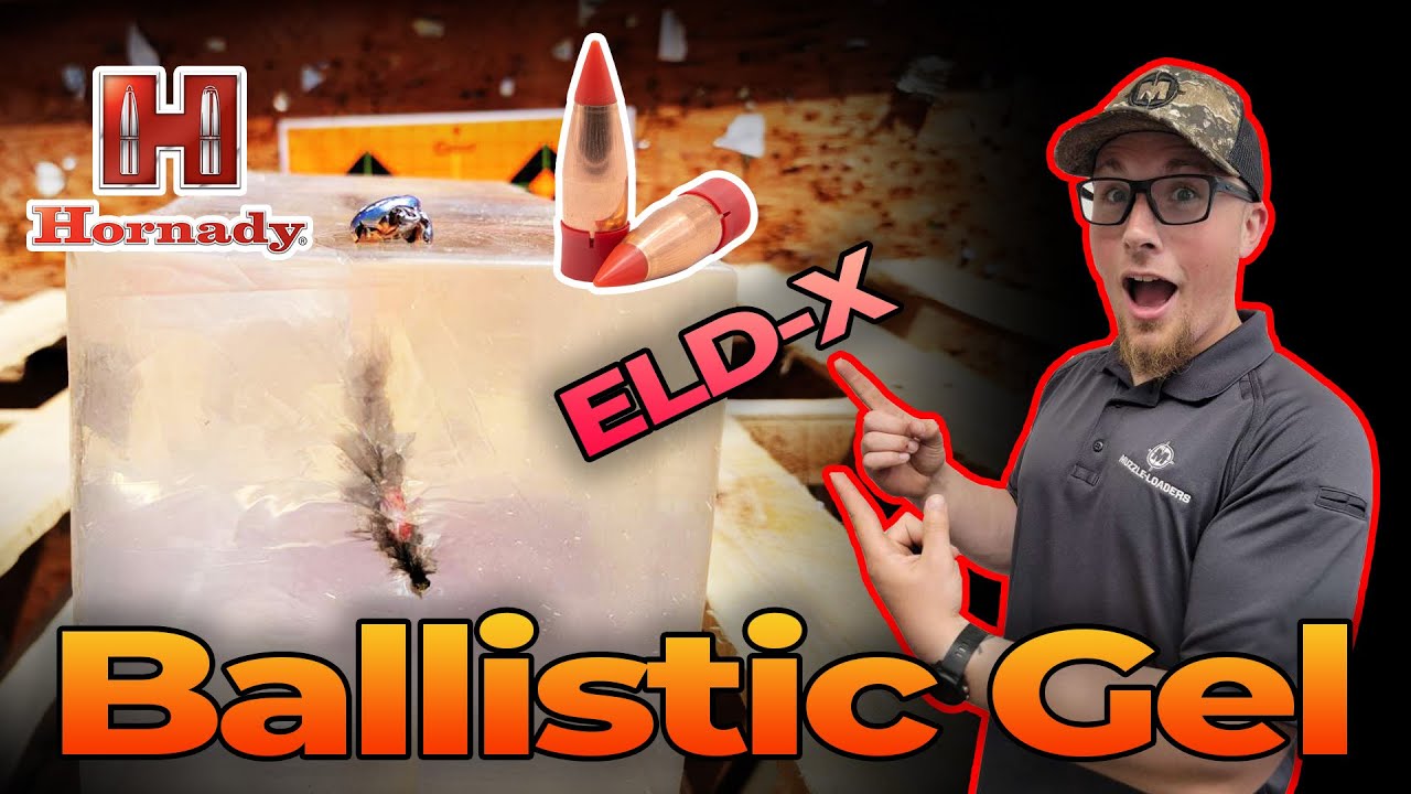 ELD-X Muzzleloader Bullet Ballistic Gel Test