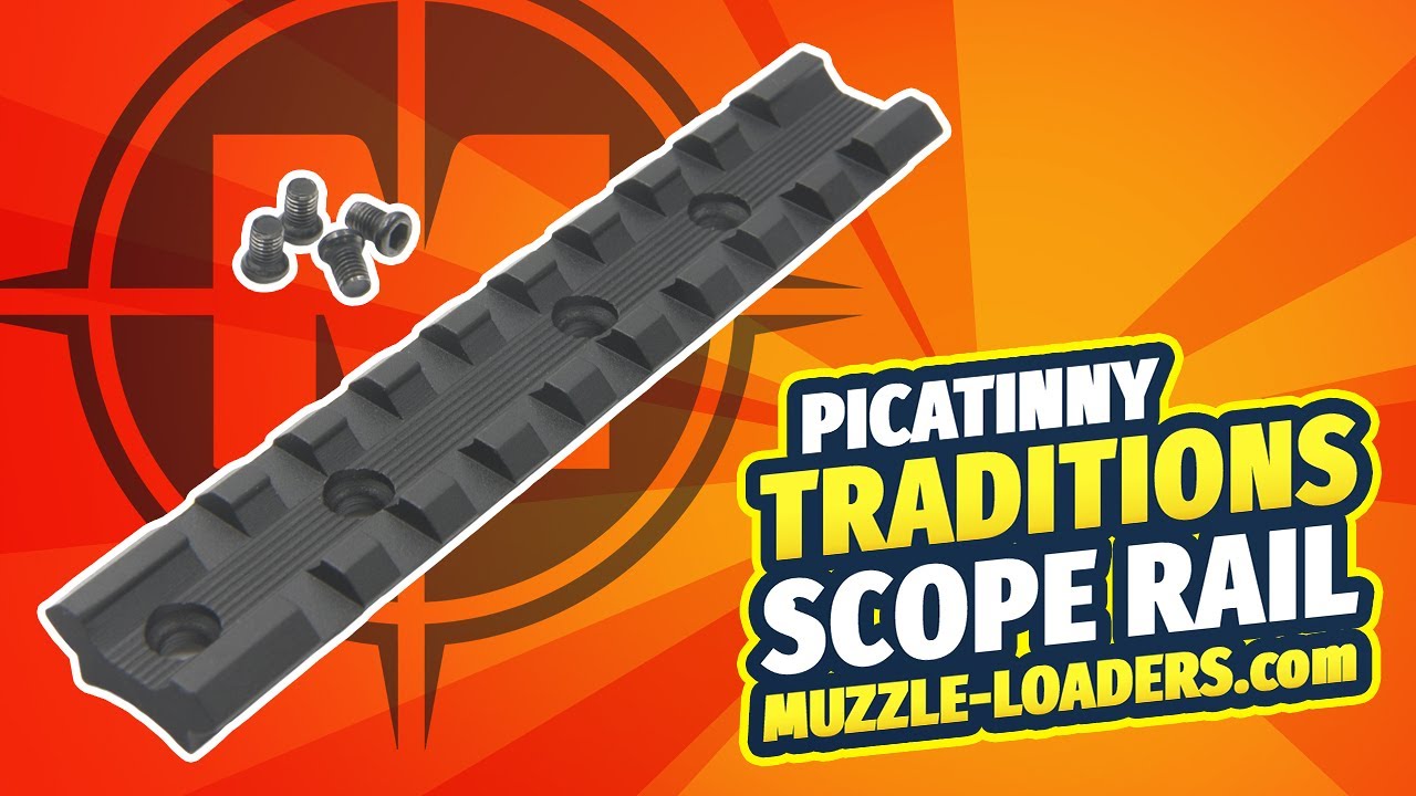 Traditions Muzzleloader Scope Rail - Picatinny Scope Rail/Base