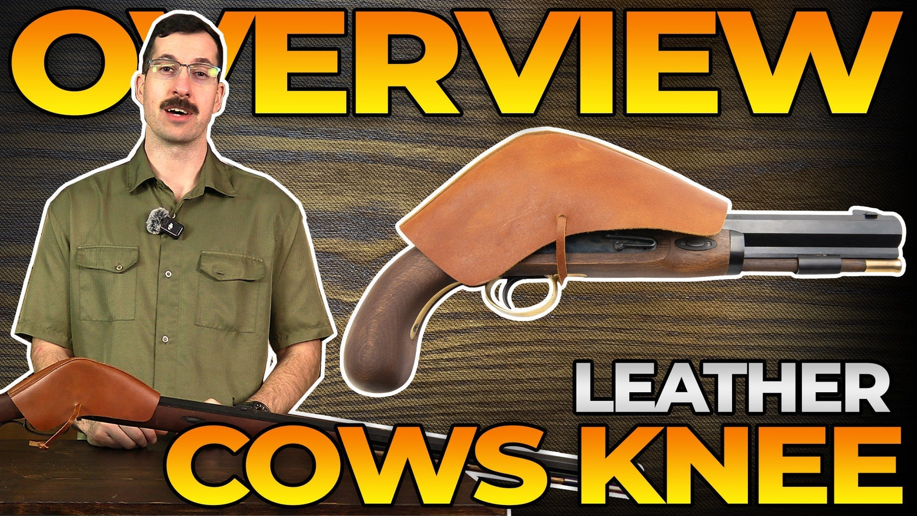 Muzzle-Loaders™ Leather Cow's Knee (Flintlock Ignition Cover) - MZ1204