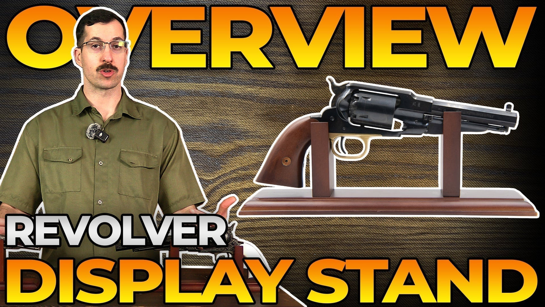 Revolver Display Stand - Complete Overview - Muzzle-Loaders.com