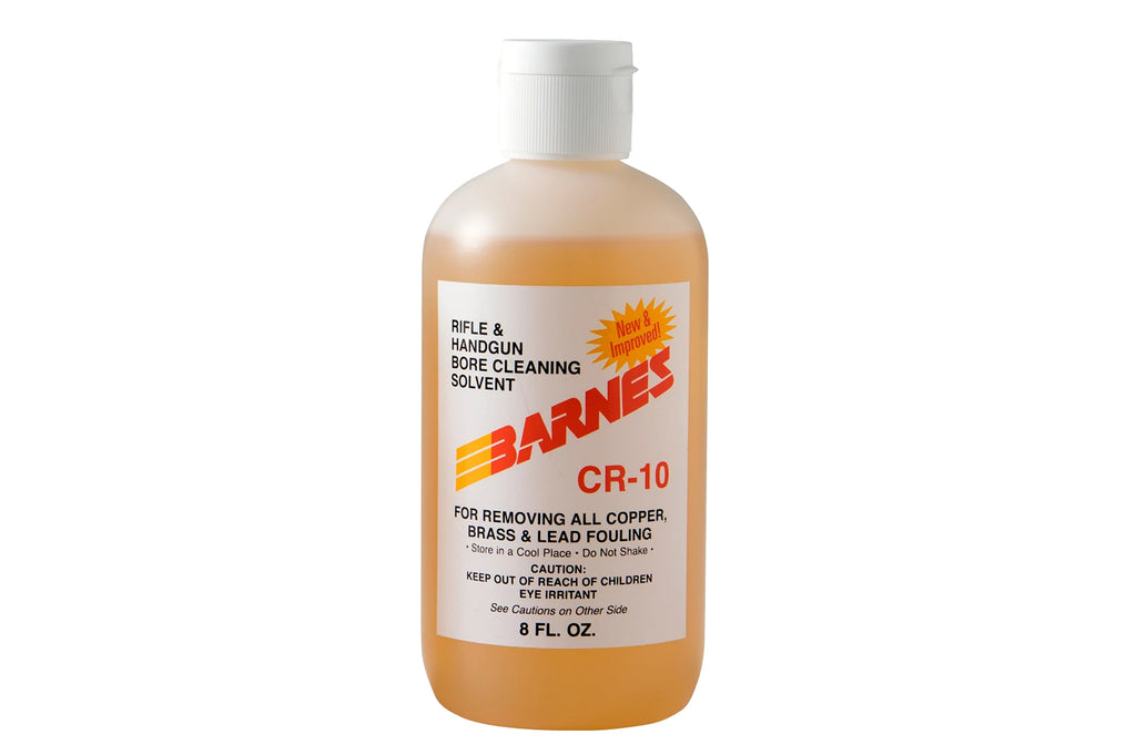 Barnes® CR-10 Bore Cleaning Solvent | 2 or 8 Ounce Bottle | Muzzle