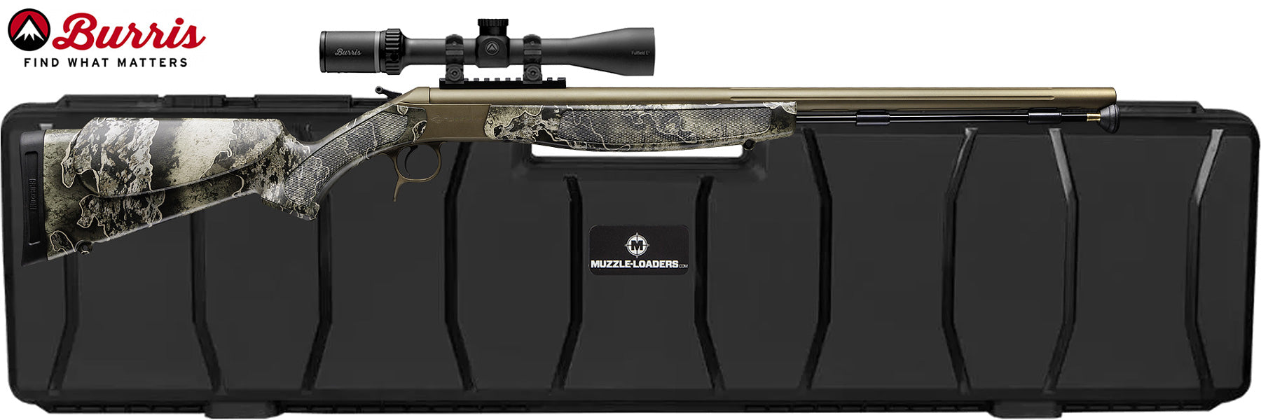 CVA™ Crossfire Muzzleloader Burris™ Scope Combo - .50 Cal. 26" Nitride & Cerakote™ Barrel - CR3804BFC