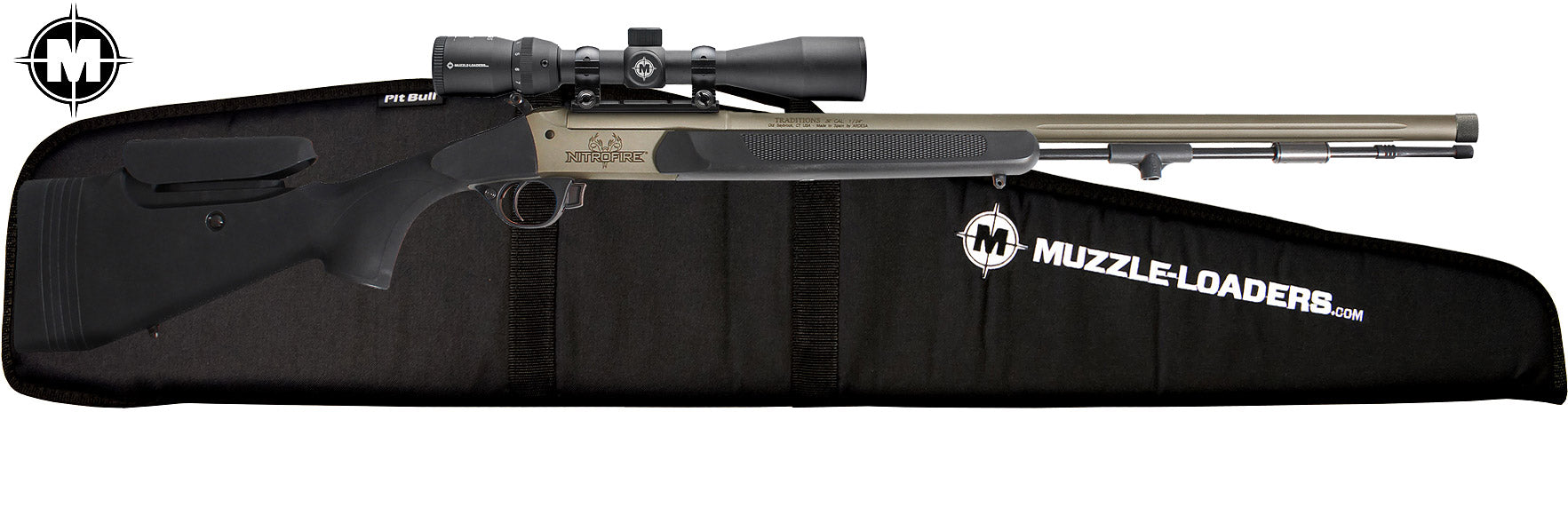 Traditions Nitrofire Pro Muzzleloader™ Scope Combo .50 Cal Muzzle