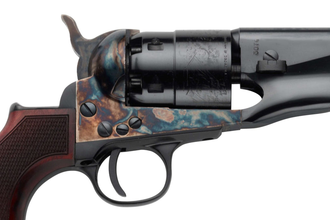 Pietta® 1860 Snub Nose Army Revolver - 3" Barrel - Steel Frame - Blued - CSASNB44MTLC
