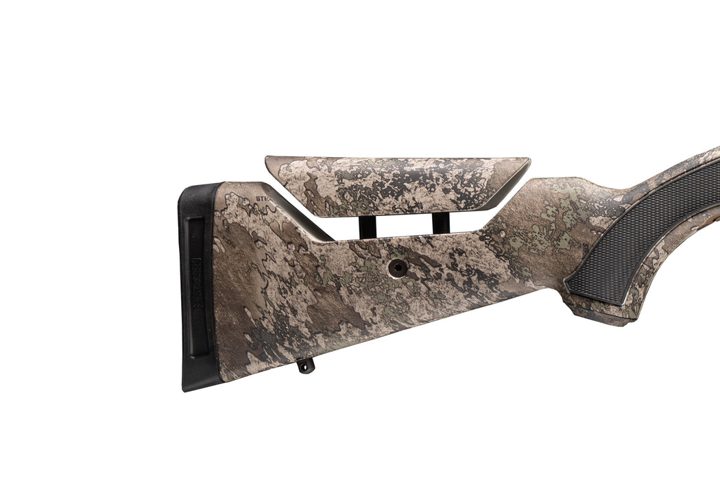 CVA Accura LR-X - .50 Caliber - True Timber Strata Camo - FDE Cerakote/Nitride Barrel Finish - Genesis Soft Case Combo - Stock - PR3209NM