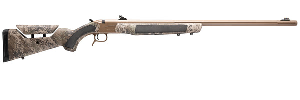 CVA® Accura LR-X Muzzleloader .50 Caliber w/ Williams™ Peep Sight - FDE Cerakote & Nitride Barrel - True Timber Strata Camo - PR3209N