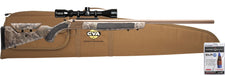 CVA® Accura LR-X .45 Caliber w/ KonusPro 4-12x44 IR BDC - FDE Cerakote & Nitride Barrel - True Timber Strata Camo - 285 Grain .45 Caliber ELR Bullet 15 Pack - PR3208NSCP