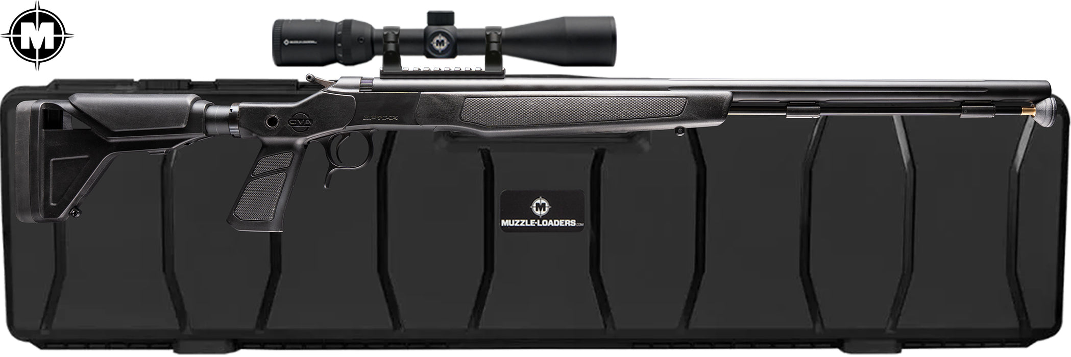 CVA Optima XP - Genesis Scope Comb 3-9x40mm - Hard Rifle Case - PR2043NMZHC