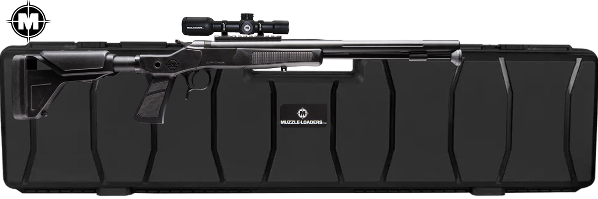 CVA Optima XP-SB - Muzzle-Loaders 1x24mm Scope - Hard Rifle Case - PR2045NMXHC