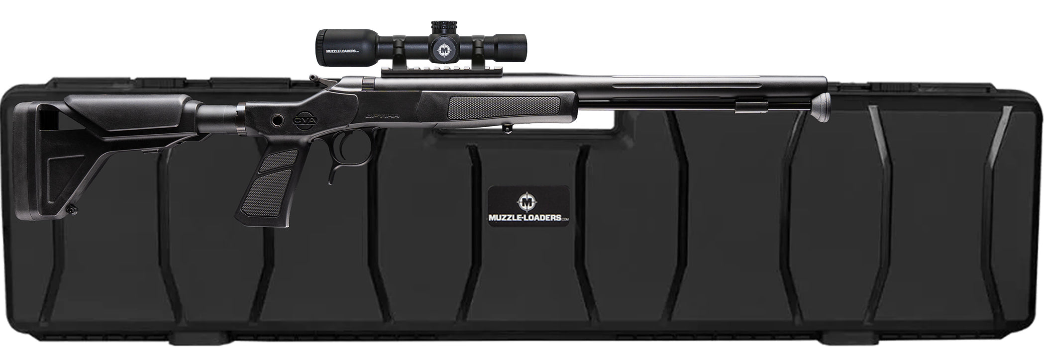CVA Optima XP - Muzzle-Loaders 1x24mm Scope - Hard Rifle Case - PR2043NMXHC