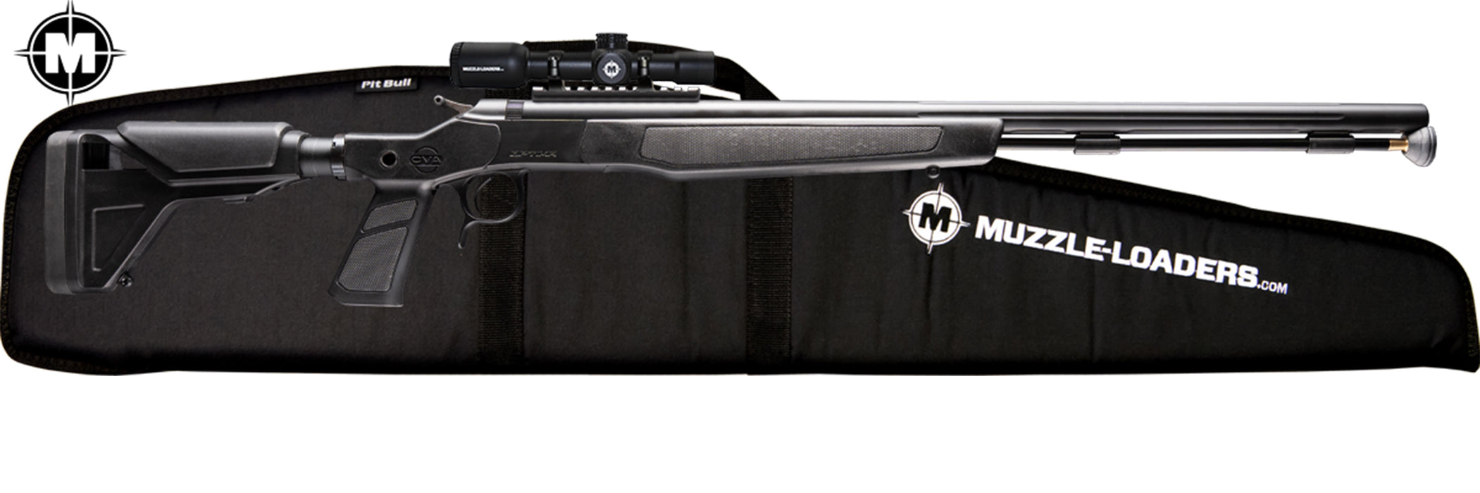 CVA Optima XP - Muzzle-Loaders 1x24mm Scope Combo - Soft Case - PR2043NMXSC
