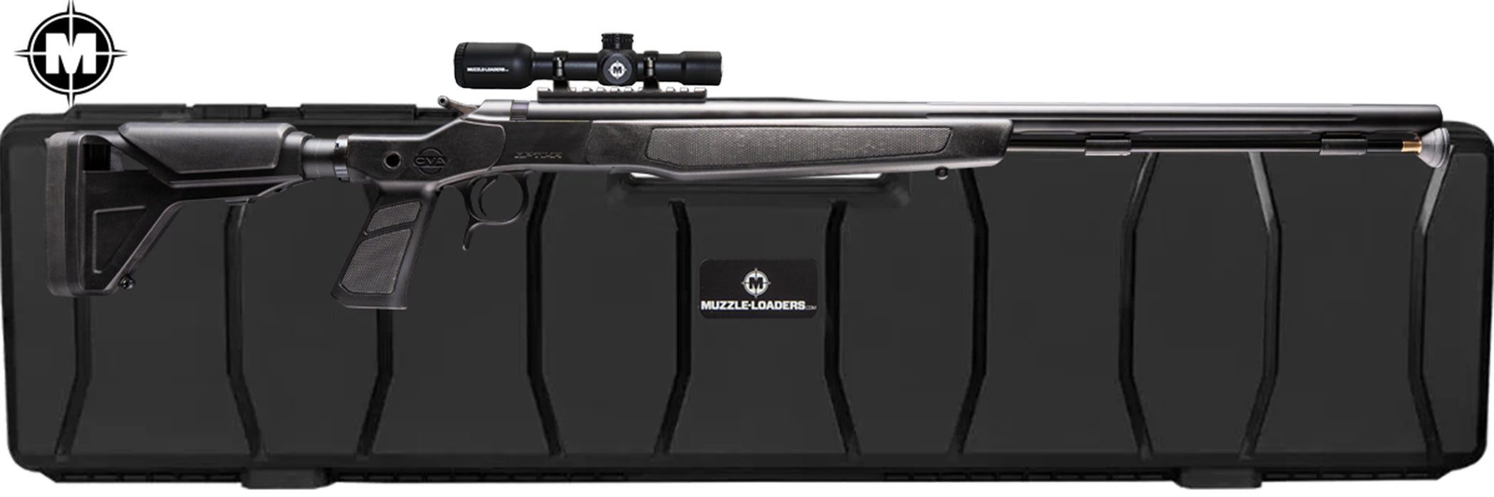 CVA Optima XP - Muzzle-Loaders 1x24mm Scope Combo - Hard Case - PR2043NMXHC
