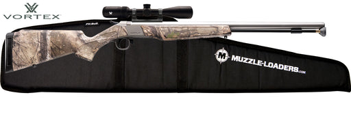 CVA Wolf Realtree APX Camo Crossfire HD Scope Combo with a Muzzleloaders Soft Case - PR2120SMVHD