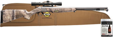 CVA Wolf - Stainless Steel & Realtree APX Camo - KonusShot 3-9x32mm Scope - Soft Case Combo - PR2120SSCP