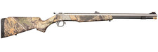 CVA Wolf .50 Cal - Stainless Steel - Realtree APX Camo Stock - Williams Fiber Optics Sights - PR2120S