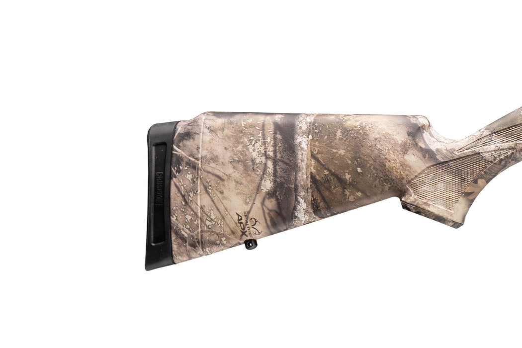 CVA Wolf - Stainless Steel & Realtree APX Camo - Williams Fiber Optic Sights - Crushzone Recoil Pad - PR2120S