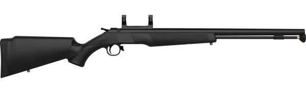 CVA Wolf™ Muzzleloader Rifle - .50 Cal Blued Steel & Black Stock - PR2113M