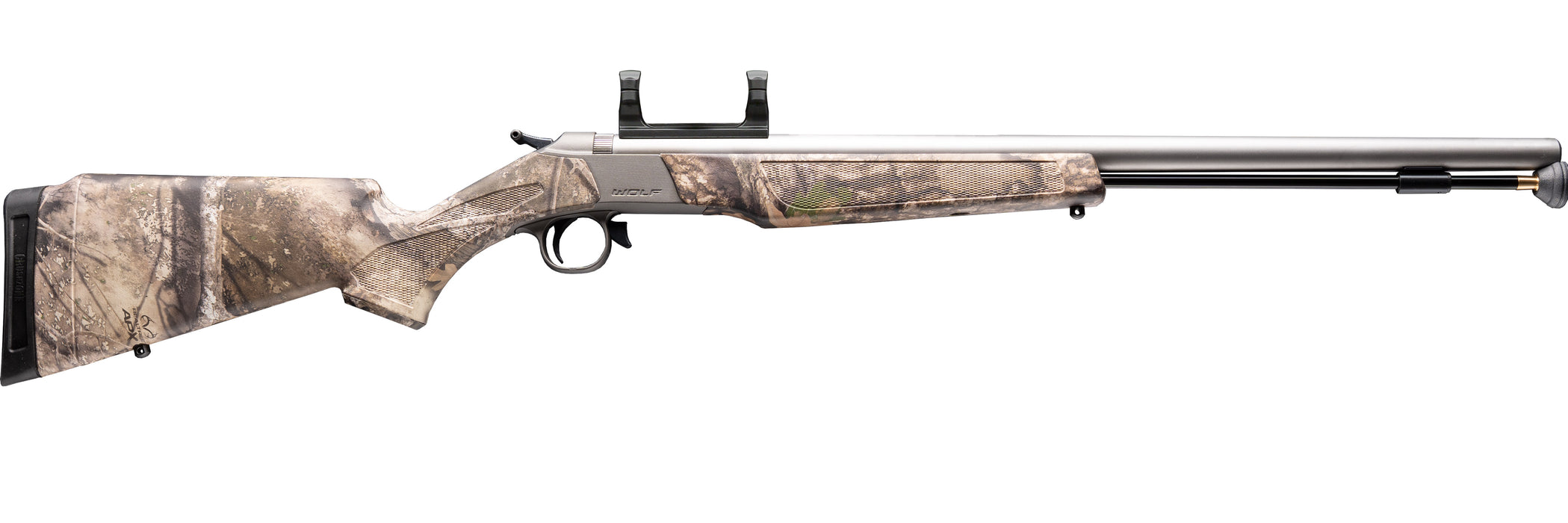 CVA® Wolf Muzzleloader Rifle - .50 Cal Stainless Steel - Realtree APX Camo - PR2120SM