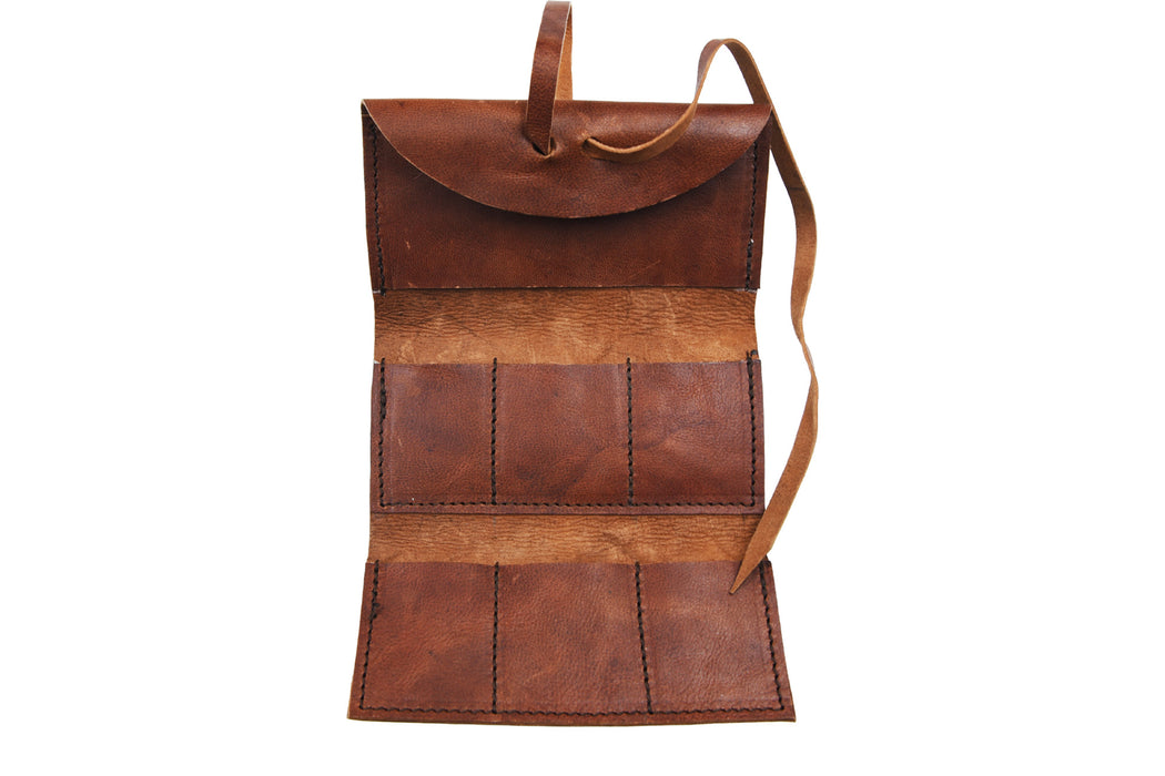 Muzzle-Loaders Leather Flint and Tool Wallet Front Open - MZ1927