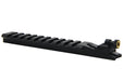 Muzzle-loaders™ Picatinny Scope Rail with Adjustable Peep Sight - Fits CVA Accura, Optima & Wolf Muzzleloaders - MZ1926