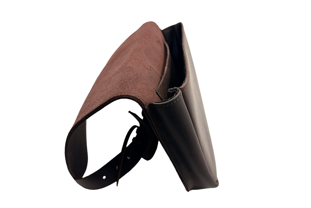 Muzzle-Loaders Leather Free Trapper possible Bag - Suede Lining - MZ1202S