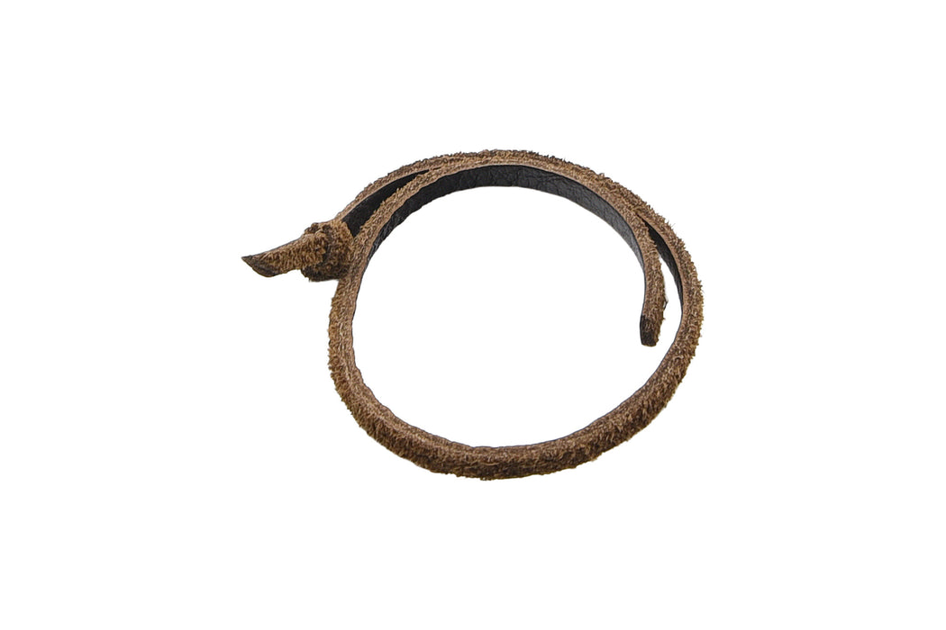 October Country Brass Nipple Cover Leather Strap