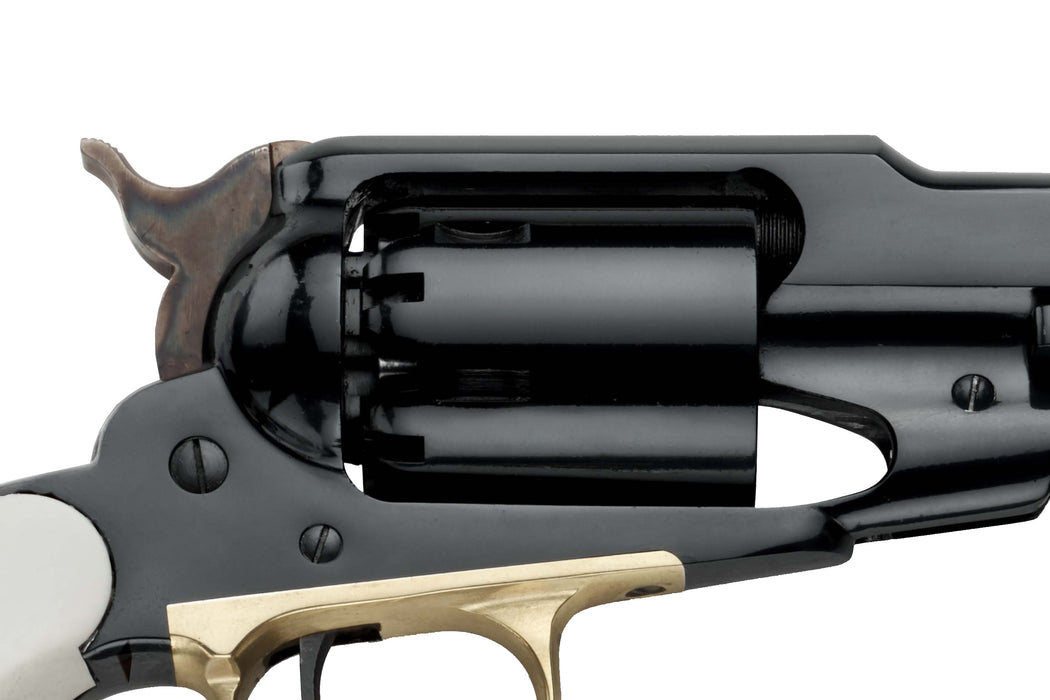 Pietta 1858 New Model Army .44 Caliber Revolver 3" Barrel - Ivory White Polymer Grips - Cylinders - RGAI44/3