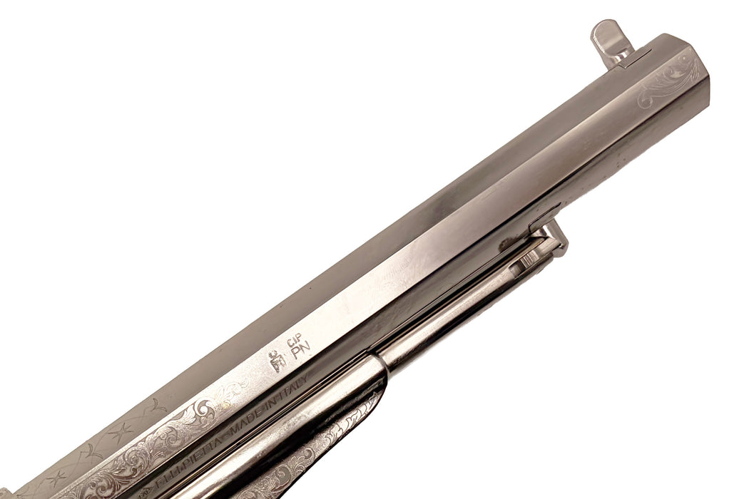 Pietta 1858 Single Action Black Powder Revolver Engraved Barrel- RGNI44/D/CS