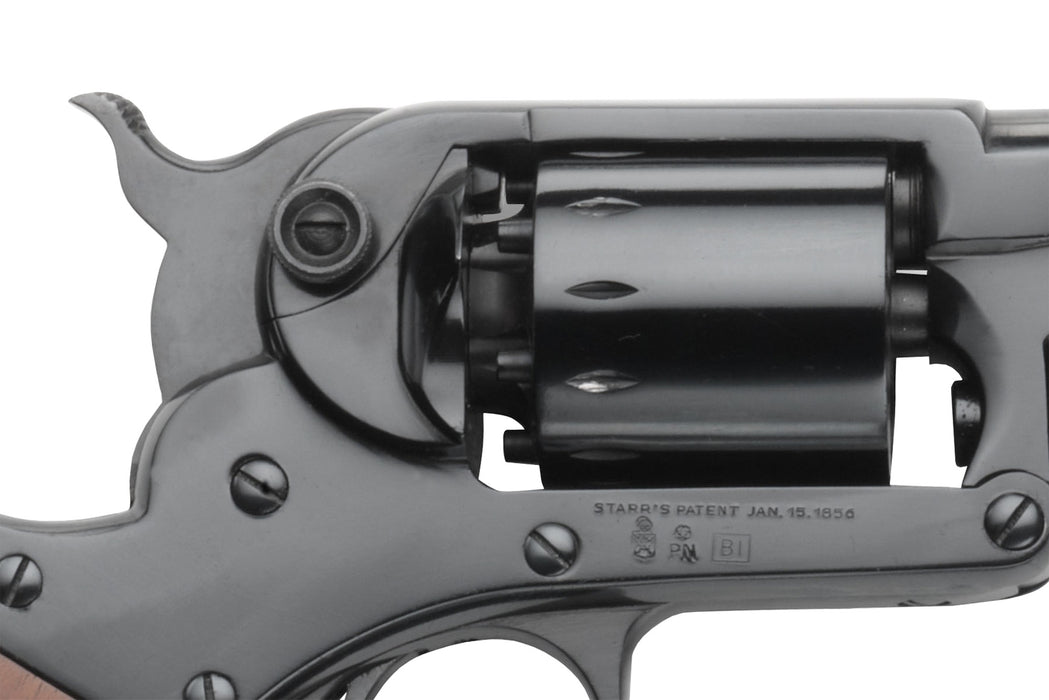 Pieta 1863 Single Action Black Powder Revolver - .44 Cal - Single Piece Walnut Grip - 6 inch Barrel - Cylinder - STARRS44