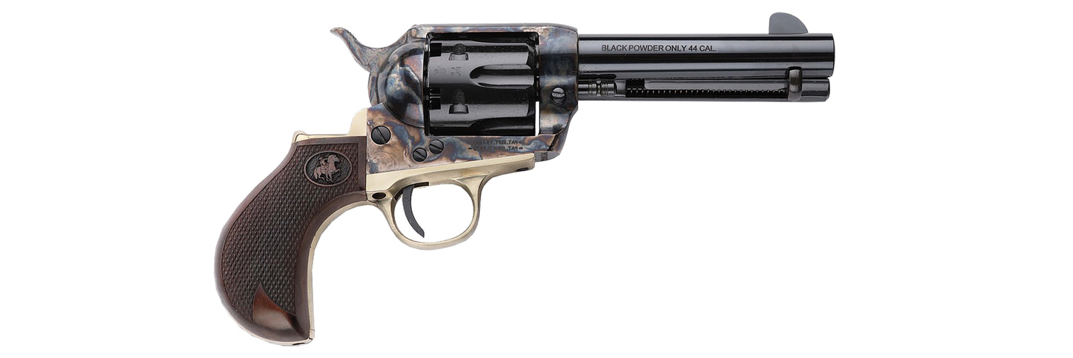 Pietta 1873 Single Action 44 Caliber Black Powder Revolver - Brass Trigger Guard - 5.5 Inch Barrel - SA73-063/MTB/LC1