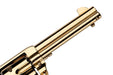 Pietta 1873 Single Action Black Powder Revolver 44 Caliber -  4 3/4" Barrel - Gold Plated - Black Painted Keeper w/Engraved Grips - Fixed Blade Sight - SA73-024/GD/VB/GKP