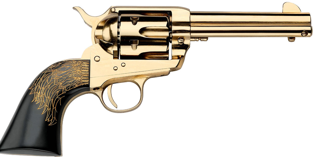 Pietta 1873 SA Gold Plated Blackpowder Revolver | SA73-024/GD/VB