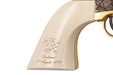Pietta 1873 Single Action Engraved Revolver Dead Mans Hand White Polymer Grips- SA73-063/LE/IG/A&E