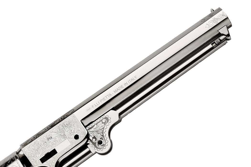 Pietta REB Nord Navy 44 Nickel Engraved Barrel - RENIG44/LE