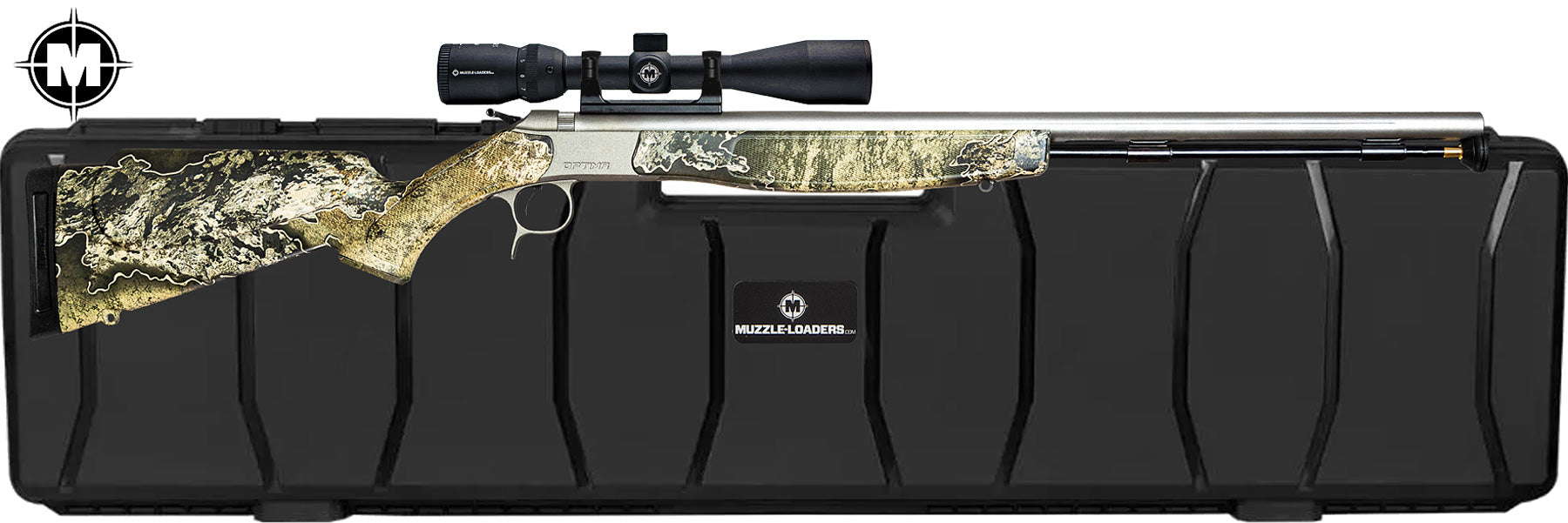 CVA Optima™ V2 Realtree™ Excape Camo Scope Combo - .50 Cal Genesis™ Scope - PR2040SMZ