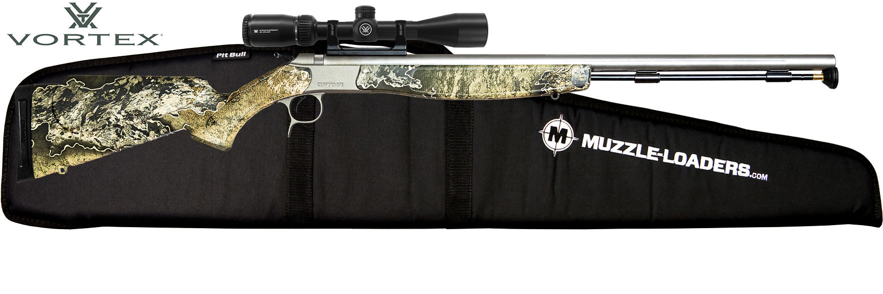 CVA Optima™ V2 Realtree™ Excape Camo Vortex® Scope Combo - .50 Caliber - PR2040VSC Soft Case