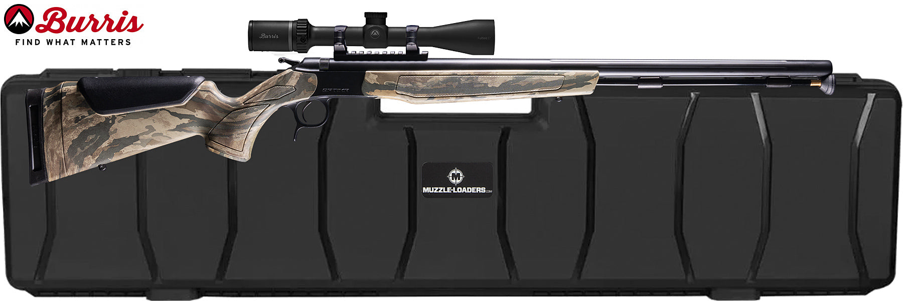 CVA Optima™ Realtree™ Legacy Camo Scope Combo - .50 Cal Burris™ 3-9x40mm Scope - PR2047BFHC Hard Case
