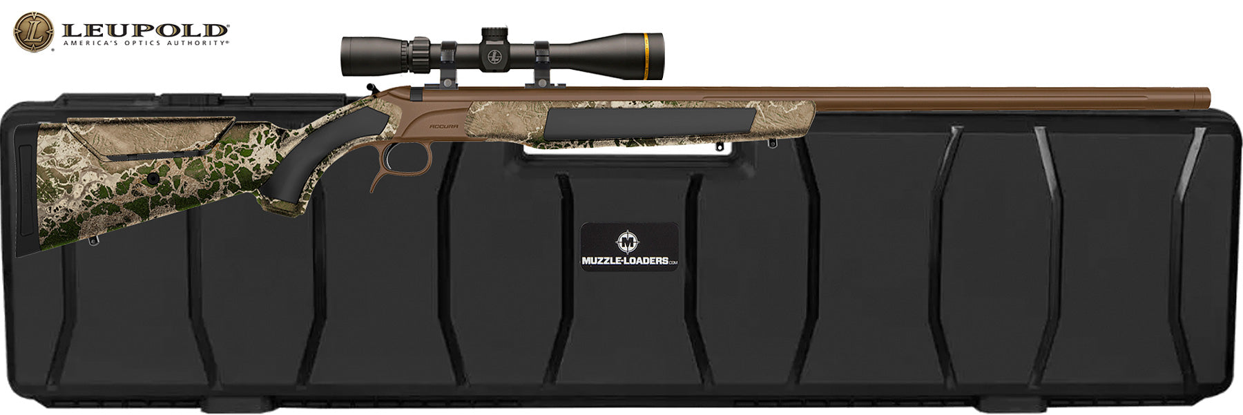 CVA™ Accura LR-X - Leupold™ 3-9x40mm UltimateSlam Scope - .45 Cal 30" Barrel Threaded 3/4x20 - 1:22 Twist - PR3206NLC