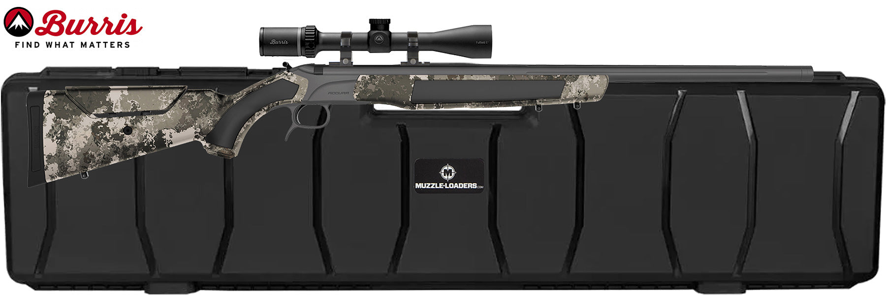 CVA™ Accura MR-X - Veil Alpine Camo Burris™ Scope Package - .45 Cal 26" Barrel Threaded - 1:22 Twist - PR3222BFC