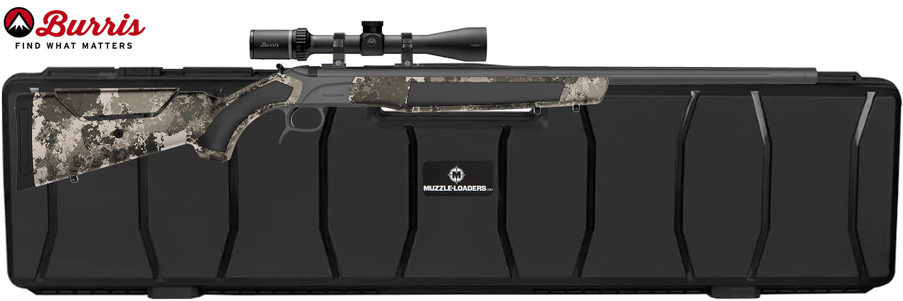 CVA™ Accura MR-X - Veil Alpine Camo Burris™ Scope Package - .50 Cal 26" Barrel Threaded - 1:28 Twist - PR3223BFC