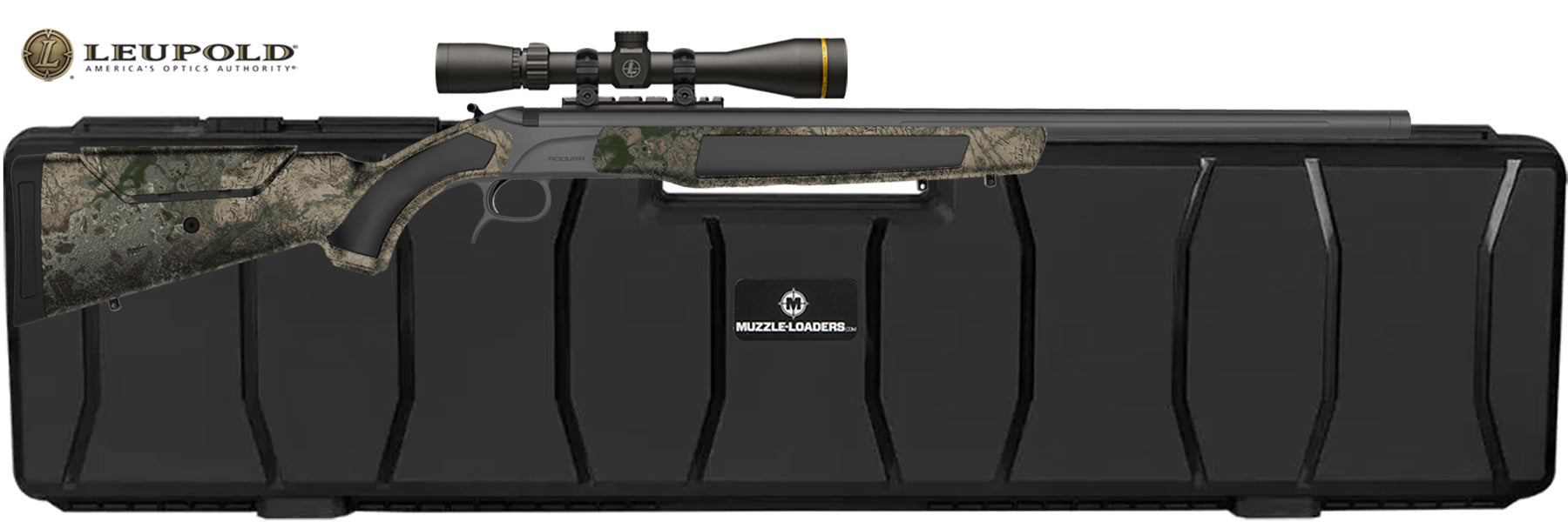 CVA™ Accura MR-X Leupold™ Scope Package w/ Realtree® Rockslide - .50 Cal 26" Barrel Threaded - 1:28 Twist - PR3224NLC