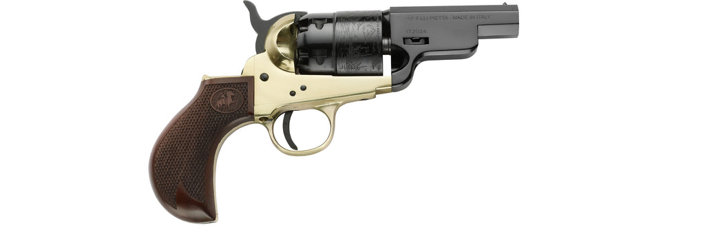 Pietta™ 1851 Confederate Navy Sheriff Black Powder Revolver | .44