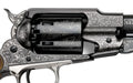 Pietta-1858-NEW-ARMY-REVOLVER-STEEL-FRAME-44-cal-LASER-ENGRAVED-DELUXE-Liberty-grips-RGA44-LE-IGEL-cylinder