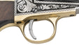 Pietta™ 1862 Dance Silver Engraved Black Powder Revolver - .44 Caliber w/ 8" Barrel - Walnut Grip - DAN44B/LE Trigger